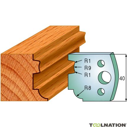 CMT 690.026 Profielmes paar hoogte 40 mm nummer 26 - 1