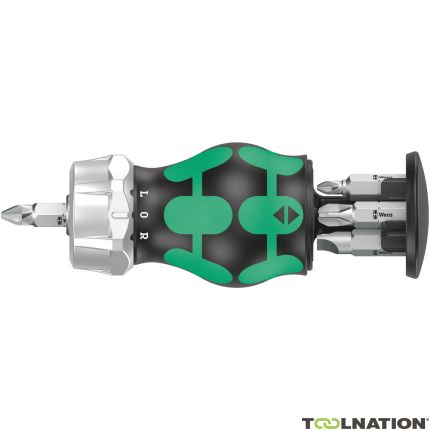 Wera 05008885001 Kraftform Kompakt Stubby Magazin RA 3, 6-delig - 1