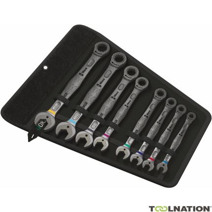 Wera 05020012001 Joker Steek- en ringratelsleutel-set, inch, 8-delig - 1