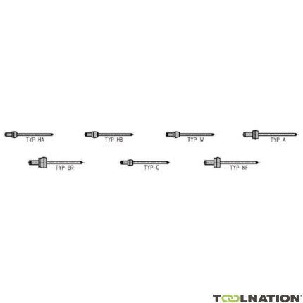 216200276 clamp profile nail 4.0 x 7 BR aluminum/steel 500 pcs - 1