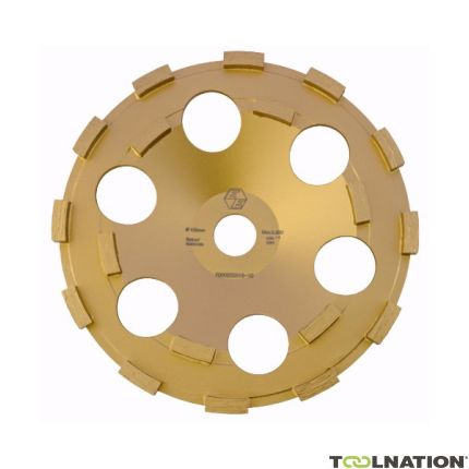 Eibenstock 12.370.00 Diamond cup disc Concrete premium 180 mm – color golden brown - Bore 22.2 mm - 1