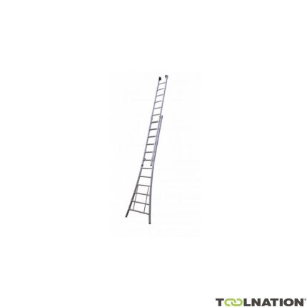 Little Jumbo 1250400216 Opsteekladder Superpro 2 x 16 treden geanodiseerd - 1