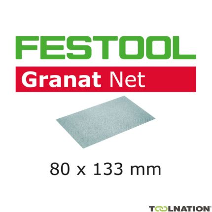 Festool 203285 Netschuurmateriaal Granat Net STF 80x133 P80 GR NET/50 - 1