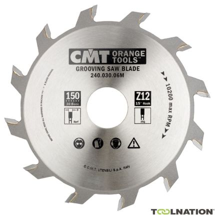 CMT 240.050.07M Groefzaag Industrielijn 180 x 30 x 18T Dikte 5 mm - 1