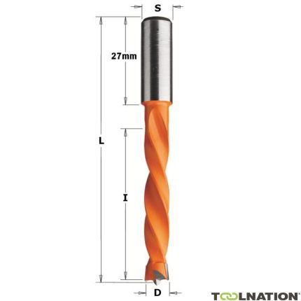 CMT 373.050.11 Drevelboor 5mm, schacht 10x27 rechts - 1