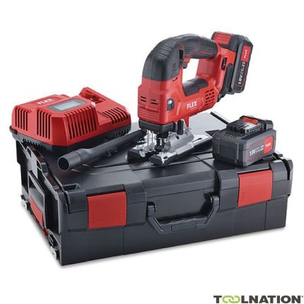 Flex-tools JSB 18.0-EC-5.0 SET Accu-decoupeerzaag 18V 5.0Ah Li/Ion in L-Boxx 489786 - 2