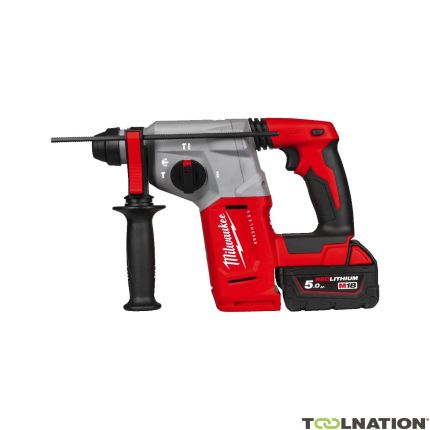 Milwaukee M18 BLH-502X M18 SDS-Plus Accucombihamer 18V 5.0Ah Li-Ion 4933478894 - 1