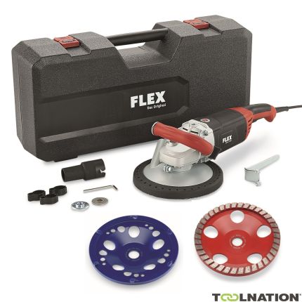 Flex-tools 513482 LD 24-6 180, Kit Turbo-Jet Betonschuurmachine 180mm + Diamantkomsteen PKD-Jet 180 mm - 1