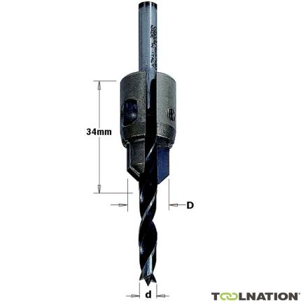 CMT 521.001.11 Verstelbare verzinker 11-15mm, d3-7 - 1