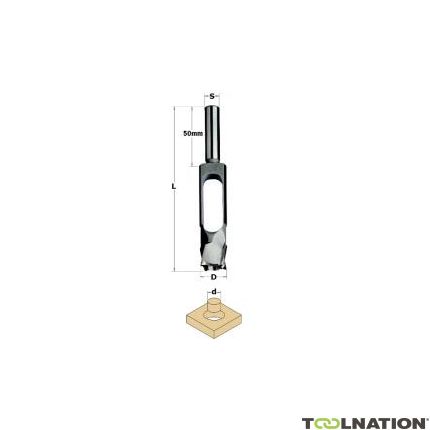 CMT 529.080.31 Plugfrees (stopselboor), rechts 18mm - 1