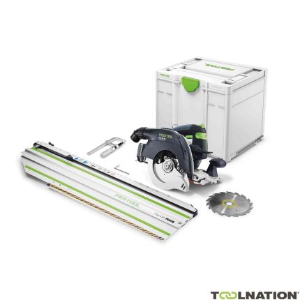 'Festool 576172 HKC 55 EB-Basic-FSK420 Accu Pendelkapzaag 18V + FSK420 Afkortrail excl. accu"s en lader''' - 1