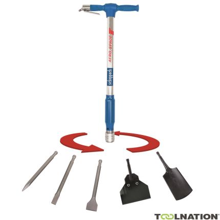 Scheppach 5909601900 Pneumatic 5-in-1 Tool AERO 2 SPADE - 1