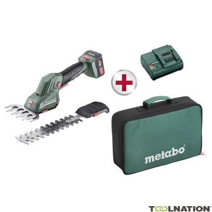 Metabo 601608500 PowerMaxx SGS 12 Q Accu Struik- en grasschaar 12V 2.0Ah Li-Ion - 1