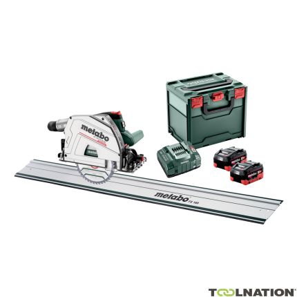 Metabo 601866660/629011000 SET KT 18 LTX 66 BL Accu Invalzaag 18V 5,5Ah LiHD in metabox + Geleiderail FS160 - 2