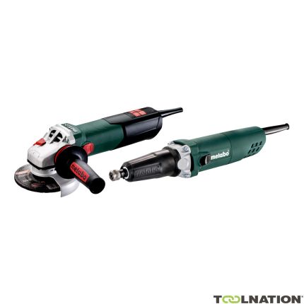 Metabo SET - WEV 15-125 Quick haakse slijper + G 400 rechte slijper 691203000 - 1