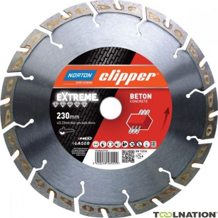 Clipper 70184601693 Extreme Beton Diamant zaagblad 800 x 25,4 mm - 1