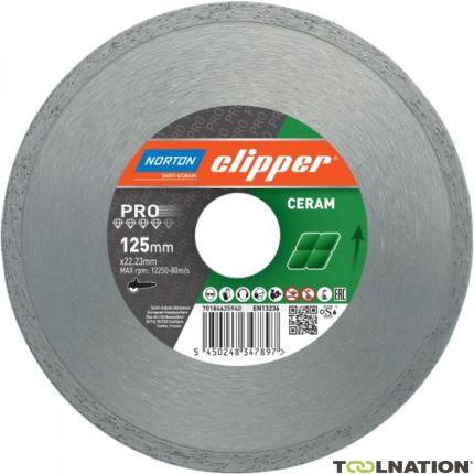 Clipper 70184625942 Pro Ceramic Diamant zaagblad 115 x 22,23 mm - 1