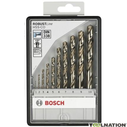 Bosch 2607019925 10-delige HSS metaalboren set - 1