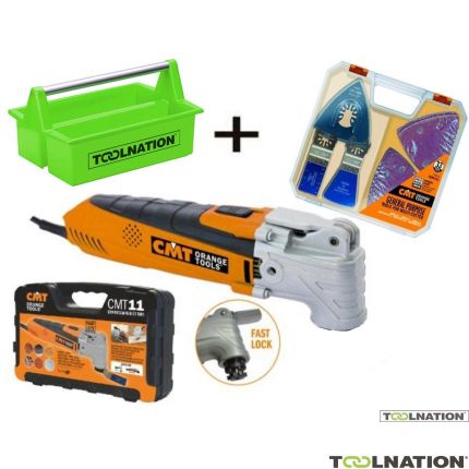 CMT CMT11OMMX33 11 Oscilerende Multitool 300W + gratis 33-delige accessoire set + MobiBox - 8