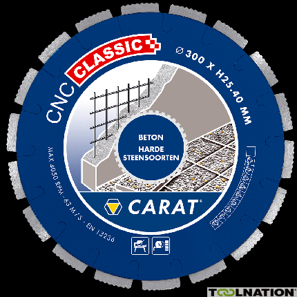 Carat CNCC370500 diamantzaagblad BETON CNC CLASSIC 370x30,0MM - 1