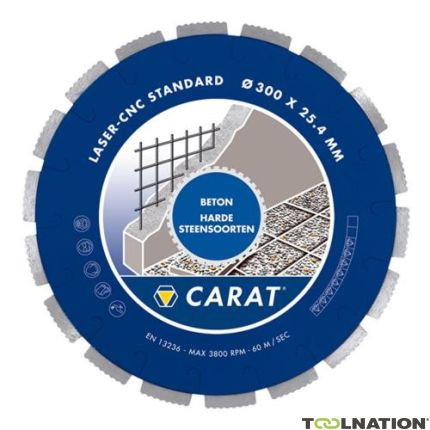 Carat CWB3505000 Diamantzaagblad Beton Ø350x30,00 mm tbv W-5421 - 1