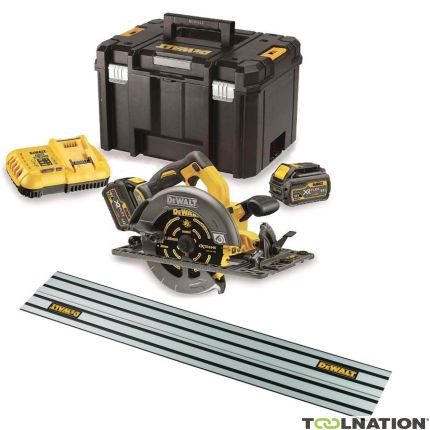 Dewalt DCS579X2-QW XR FlexVolt 54 Volt 9,0Ah Li-Ion Cirkelzaag 190 mm + geleiderail 1500mm + 5 jaar dealer garantie! - 4