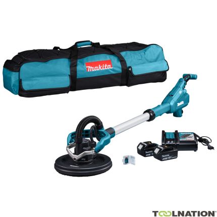 Makita DSL801RTEU Langnek schuurmachine 18V 5.0Ah Li-Ion met AWS in tas - 1