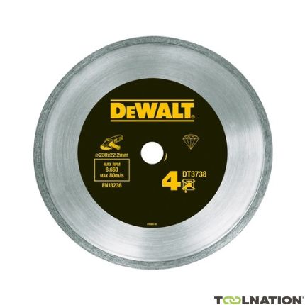 DeWalt DT3736-XJ Diamantzaagblad 125 x 22.2mm Droog Gesinteerd voor tegels - 1