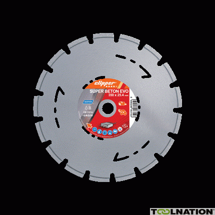 Clipper 70184611982 Super Beton EVO Diamant zaagblad 600 x 25,4 mm - 1