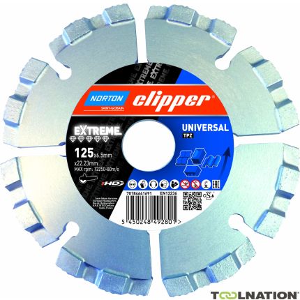 Clipper 70184601130 Extreme Universal TP-Z Voegen zaagblad 115 x 22,23 mm - 1