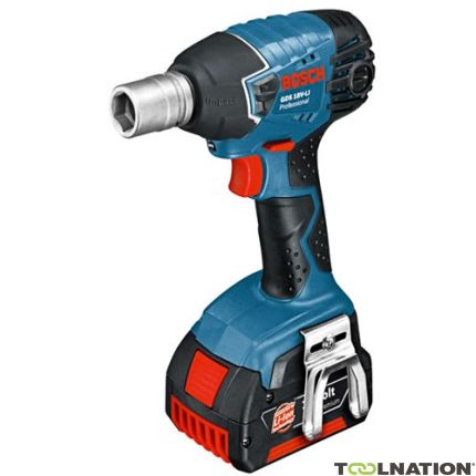 Bosch Blauw 06019A1S0B GDS18V-Li Slagmoeraanzetter 18 Volt 4,0 AH Li-ion in L-Boxx - 2