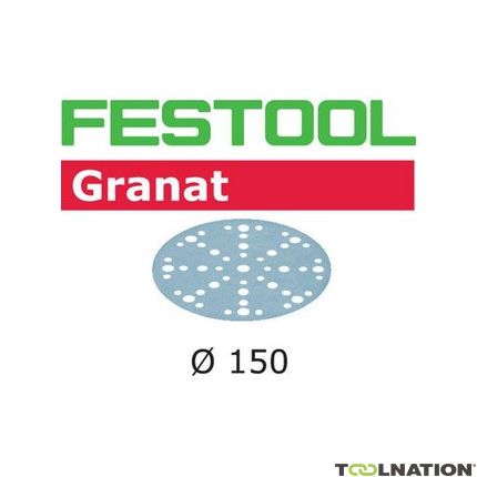 Festool 575162 Schuurschijven Granat STF D150/48 P80 GR/50 - 1