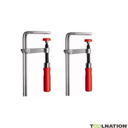 Bessey GTR12SET Geleiderailklem 2 stuks voor de meeste bekende merken - 1