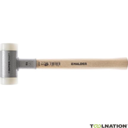 Halder 3366.030 Hamer terugslagvrij, hickory. Nylon 30 mm - 1