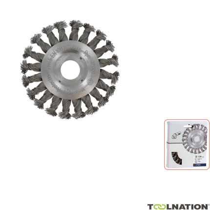 Rotec 798.0215 Rondborstel 22,2 125 x 0,5 mm getordeerd staaldraad - 1