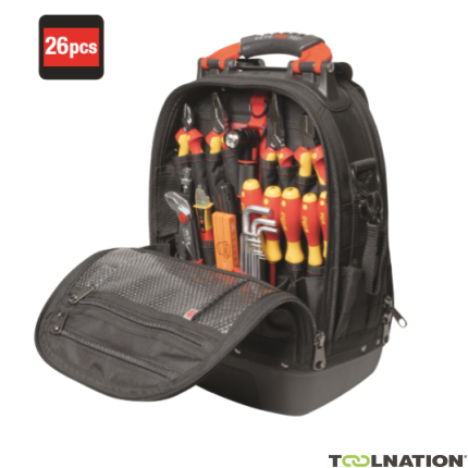 Wiha 45153 Tool backpack set L electric 26-piece - 1