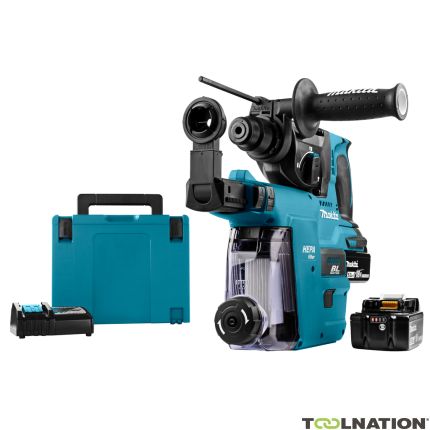 Makita DHR242RTJW Combihamer 18 Volt 5,0 AH Li-ion + DX06 ingebouwde afzuiging met Hepa filter - 3