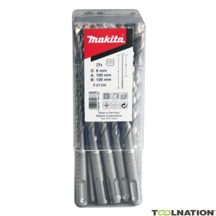 Makita B-47684-10 P2S SDS-PLUS boor 12x210mm 10 Stuks - 1