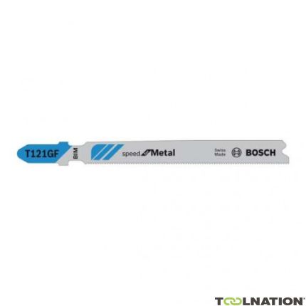 Bosch 2608636695 T121GF Decoupeerzaagbladen T - Schacht Per 3 Metaal Speed - 1