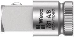 Wera 05042670001 A 1/4" Adapter, 781 A/B x 3/8 x 25.2 mm x 1/4"