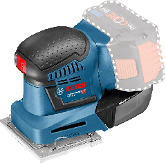 'Bosch Blauw GSS 18V-10 multi Schuurmachine 3 in 1 18V excl. accu