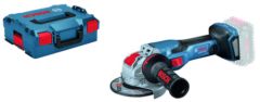 Bosch Blauw GWS 18V-15 C 125 mm Accu Haakse Slijper 18V excl. accu"s en lader 06019H6000