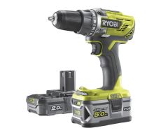 Ryobi 5133003353 R18DD3-252S Accu boormachine 18 Volt 1 x 5.0 Ah li-ion + 1 x 2.0 Ah Li-ion