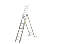 Little Jumbo 1250470308 Reformladder SuperPro 3 x 8 treden recht met stabilisatiebalk