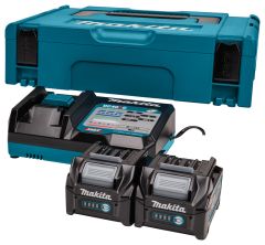 Makita 191V27-4 Startset XGT DC40RC/2xBL4025 XGT 40V Max 2,5Ah Li-Ion + oplader DC40RC in MBox