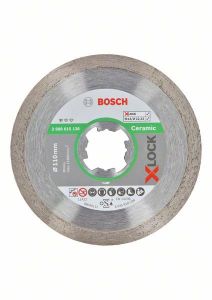 Bosch X-LOCK Diamantdoorslijpschijf Standard for Ceramic 110 x 22,23 x 1,6 x 7,5 mm 2608615136