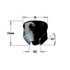 CMT 316.040.11 Opsteekverzinker 16mm D2: 4mm rechts