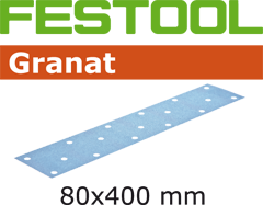 Festool 497159 Schuurstroken Korrel 80 Granat 50 stuks STF 80x400 P80 GR/50