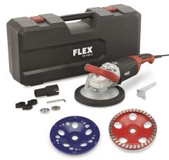 Flex-tools 513482 LD 24-6 180, Kit Turbo-Jet Betonschuurmachine 180mm + Diamantkomsteen PKD-Jet 180 mm