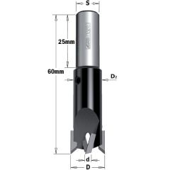 CMT 515.412.11 Verzinker 12mm, schacht 10mm, D3: 4mm